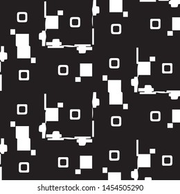 Abstract vector monochrome background. Halftone illustration pattern