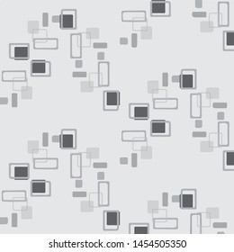 Abstract vector monochrome background. Halftone illustration pattern