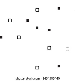 Abstract vector monochrome background. Halftone illustration pattern