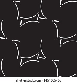 Abstract vector monochrome background. Halftone illustration pattern