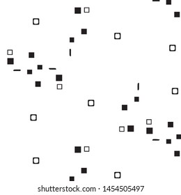 Abstract vector monochrome background. Halftone illustration pattern