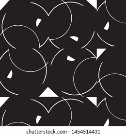 Abstract vector monochrome background. Halftone illustration pattern