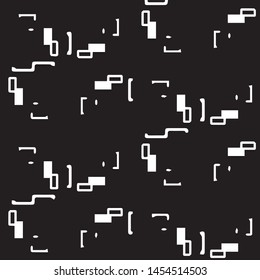 Abstract vector monochrome background. Halftone illustration pattern