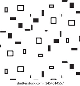 Abstract vector monochrome background. Halftone illustration pattern