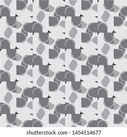Abstract vector monochrome background. Halftone illustration pattern