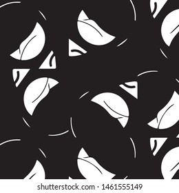 Abstract vector monochrome background. Halftone illustration pattern
