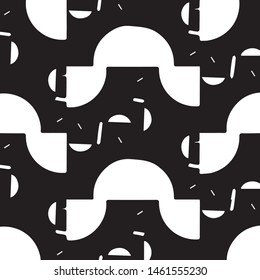 Abstract vector monochrome background. Halftone illustration pattern
