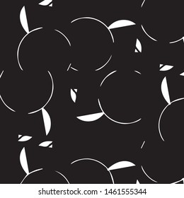 Abstract vector monochrome background. Halftone illustration pattern
