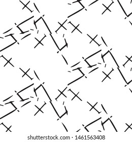 Abstract vector monochrome background. Halftone illustration pattern