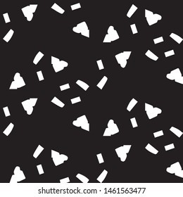 Abstract vector monochrome background. Halftone illustration pattern