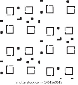 Abstract vector monochrome background. Halftone illustration pattern