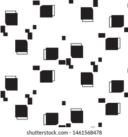 Abstract vector monochrome background. Halftone illustration pattern