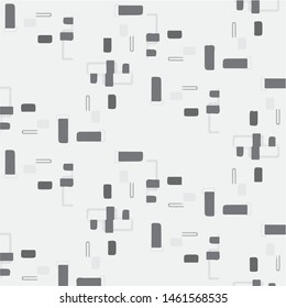Abstract vector monochrome background. Halftone illustration pattern