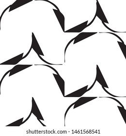 Abstract vector monochrome background. Halftone illustration pattern