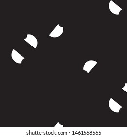 Abstract vector monochrome background. Halftone illustration pattern