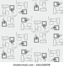 Abstract vector monochrome background. Halftone illustration pattern