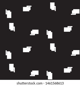 Abstract vector monochrome background. Halftone illustration pattern