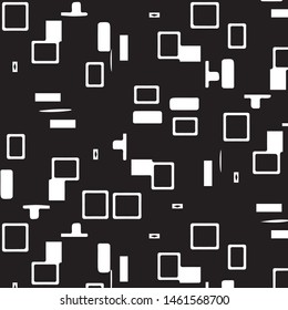 Abstract vector monochrome background. Halftone illustration pattern