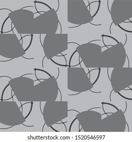 Abstract vector monochrome background. Halftone illustration pattern