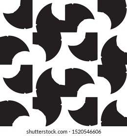 Abstract vector monochrome background. Halftone illustration pattern