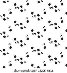 Abstract vector monochrome background. Halftone illustration pattern