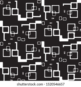 Abstract vector monochrome background. Halftone illustration pattern