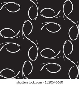 Abstract vector monochrome background. Halftone illustration pattern