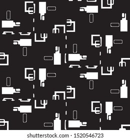 Abstract vector monochrome background. Halftone illustration pattern