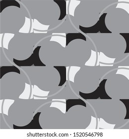 Abstract vector monochrome background. Halftone illustration pattern