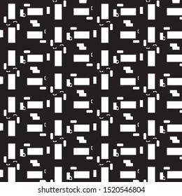 Abstract vector monochrome background. Halftone illustration pattern