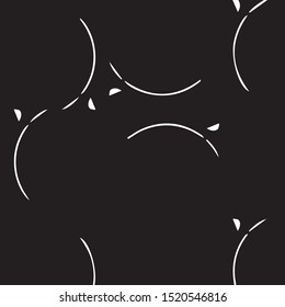 Abstract vector monochrome background. Halftone illustration pattern