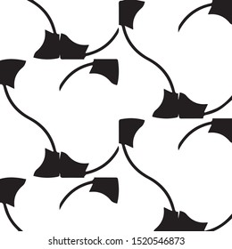 Abstract vector monochrome background. Halftone illustration pattern