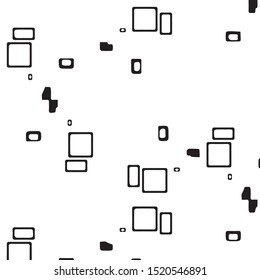 Abstract vector monochrome background. Halftone illustration pattern