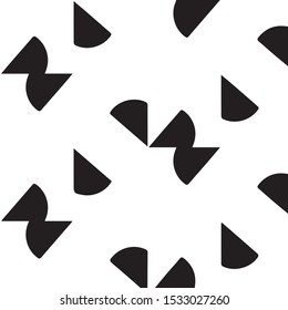 Abstract vector monochrome background. Halftone illustration pattern