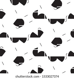 Abstract vector monochrome background. Halftone illustration pattern
