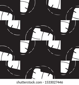 Abstract vector monochrome background. Halftone illustration pattern