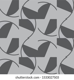 Abstract vector monochrome background. Halftone illustration pattern
