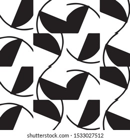 Abstract vector monochrome background. Halftone illustration pattern