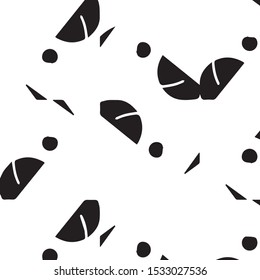 Abstract vector monochrome background. Halftone illustration pattern