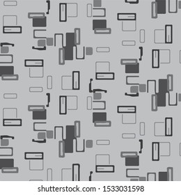 Abstract vector monochrome background. Halftone illustration pattern