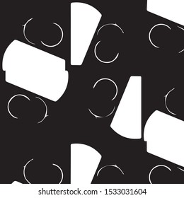 Abstract vector monochrome background. Halftone illustration pattern