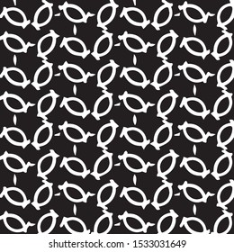 Abstract vector monochrome background. Halftone illustration pattern