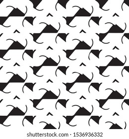 Abstract vector monochrome background. Halftone illustration pattern