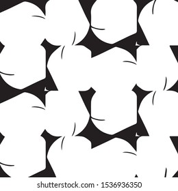 Abstract vector monochrome background. Halftone illustration pattern