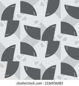 Abstract vector monochrome background. Halftone illustration pattern