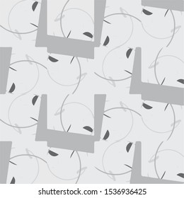 Abstract vector monochrome background. Halftone illustration pattern