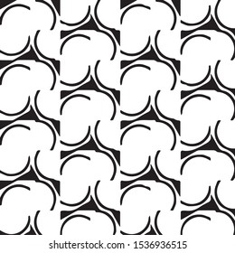 Abstract vector monochrome background. Halftone illustration pattern