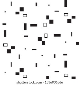 Abstract vector monochrome background. Halftone illustration pattern