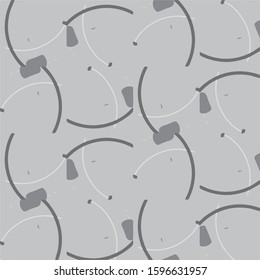 Abstract vector monochrome background. Halftone illustration pattern