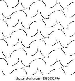 Abstract vector monochrome background. Halftone illustration pattern